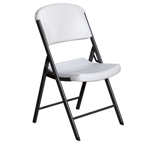 white deluxe chair
